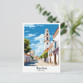 タビラポルトガルアートヴィンテージトラベルイラストレーション ポストカード (スタンド正面)