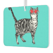 タビーおもしろいキャッツサングラスカーエアーフレッシュナー カーエアーフレッシュナー (左)