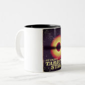 タビーの星の宇宙ポスター ツートーンマグカップ (正面左)
