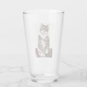 タビーキャットアートモギー子猫 タンブラーグラス (裏面)