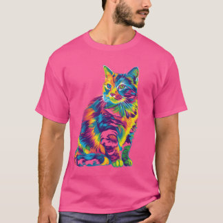 タビーキャットオレンジキャットポパおもしろいーツ Tシャツ