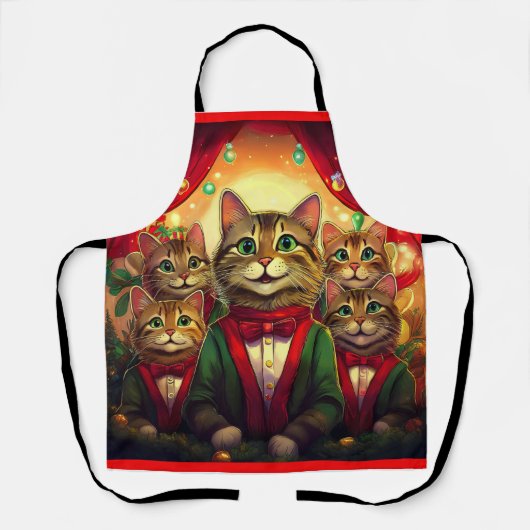 タビーキャットクリスマスコーラス エプロン (正面)
