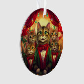 タビーキャットクリスマスコーラス オーナメント (正面)