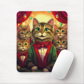 タビーキャットクリスマスコーラス マウスパッド (マウス)