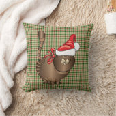 タビーキャットサンタ クッション (ブランケット)