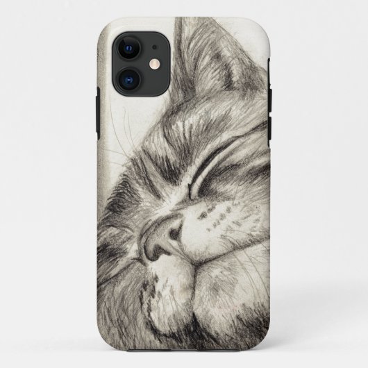 タビーキャットスクラッチングiPhone 5ケース Case-Mate iPhoneケース (裏面)