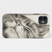 タビーキャットスクラッチングiPhone 5ケース Case-Mate iPhoneケース (裏面(横))