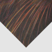 タビーキャットデザインオレンジ銅色クローズアップ 薄葉紙 (詳細)