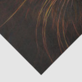 タビーキャットデザインオレンジ銅色フォトアート 薄葉紙 (詳細)