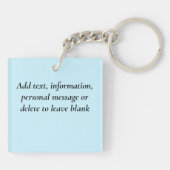 タビーキャットナッピングバードハウス キーホルダー (裏面)