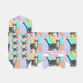 タビーキャットパステル誕生日キャッツケーキお願いボックス フェイバーボックス (折り畳みなし)