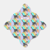 タビーキャットパステル誕生日キャッツケーキお願いボックス フェイバーボックス (折り畳みなし)