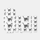 タビーキャットブラック誕生日パーティーケーキお願いボックス フェイバーボックス (折り畳みなし)