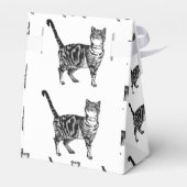 タビーキャットブラック誕生日パーティーケーキお願いボックス フェイバーボックス (裏面サイド)