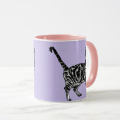 タビーキャットマグラベンダーパープル マグカップ (正面右)