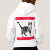 タビーキャットメリークリスマス猫おもしろい赤い猫H (裏面)