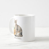 タビーキャットモノグラム コーヒーマグカップ (正面左)