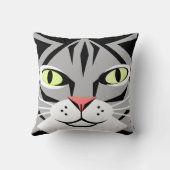 タビーキャット抽象芸術 クッション (裏面)