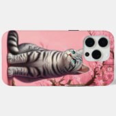 タビーキャット日本のさくらんぼフラワーキッテン Case-Mate iPhoneケース (裏面 (横))