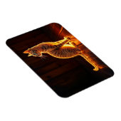 タビーキャット暖かい照明アニマル白熱［赤熱］光を放つオーラ マグネット (右側)