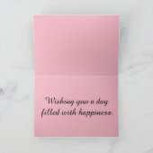 タビーキャット誕生日カード カード (内部)