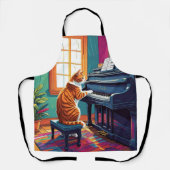 タビーキャット遊のピアノ エプロン (正面)