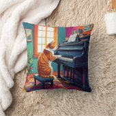 タビーキャット遊のピアノ クッション (ブランケット)