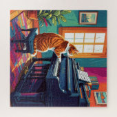 タビーキャット遊のピアノ ジグソーパズル (横)