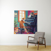 タビーキャット遊のピアノ タペストリー (インサイチュ)