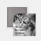 タビーキャット隠れ"おお、子どもが家にいる"馬 マグネット (正面/裏面)