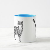 タビーキャット マグ ブルー (中央)