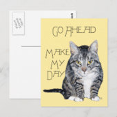 タビーキャット - 素晴らしい一日を ポストカード (正面/裏面)