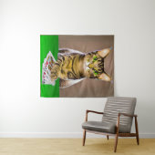 タビーキャッ遊トトランプのポーカー タペストリー (インサイチュ(横))