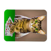 タビーキャッ遊トトランプのポーカー マグネット (横)