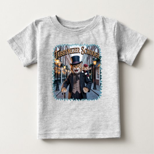 タビーネザー・スクルージのイラスト – タビースクルージ ベビーTシャツ (正面)