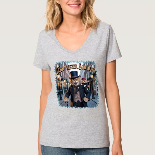 タビーネザー・スクルージのイラスト – タビースクルージ Tシャツ (正面)