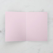 タビー猫かわいい猫ストライプのハッピーバースデーカード カード (内部)