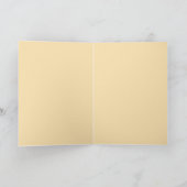 タビー猫かわいい猫ラブウォーター色誕生日カード カード (内部)