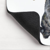 タビー猫が尋ねる: インコはどこ? マウスパッド (コーナー)