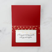 タビー猫とクリスマスオーナメント シーズンカード (内部)