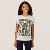 タビー猫とマサチューセッツのマイブルーム2 Tシャツ (正面フル)