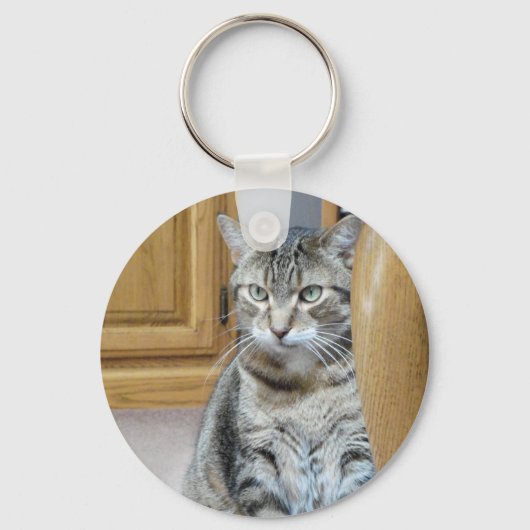 タビー猫 キーホルダー (正面)