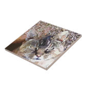 タビー猫 タイル (側面)