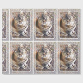 タビー猫 ラッピングペーパー (フラット)