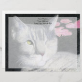 タビー猫 レターヘッド (正面/裏面)