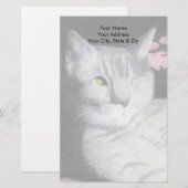 タビー猫 便箋 (正面/裏面)