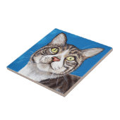 タビー絵画ネコ タイル (側面)