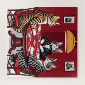 タビー遊キャッツトランプのポーカー ジグソーパズル (横)