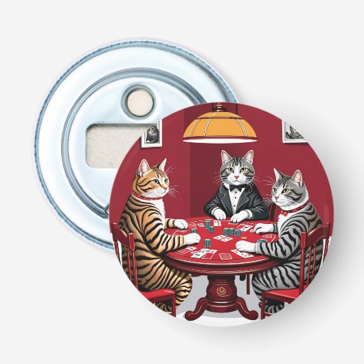 タビー遊キャッツトランプのポーカー 栓抜き (正面)