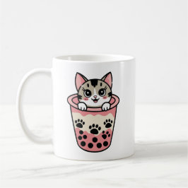 タピオカティー猫 コーヒーマグカップ